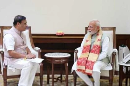 Assam CM calls on PM Modi, briefs him on development works in his state