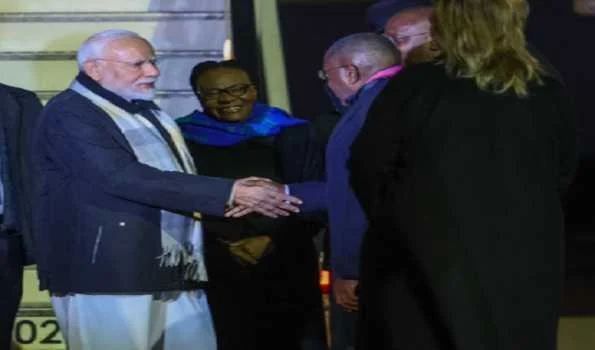 PM Modi arrives in Namibia to enhance bilateral relationship