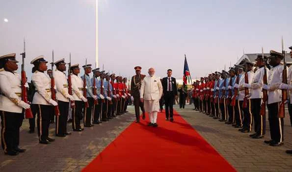 PM Modi concludes productive five-nation tour,  leaves for home