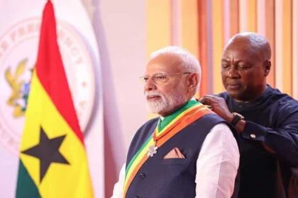 PM Modi conferred Ghana