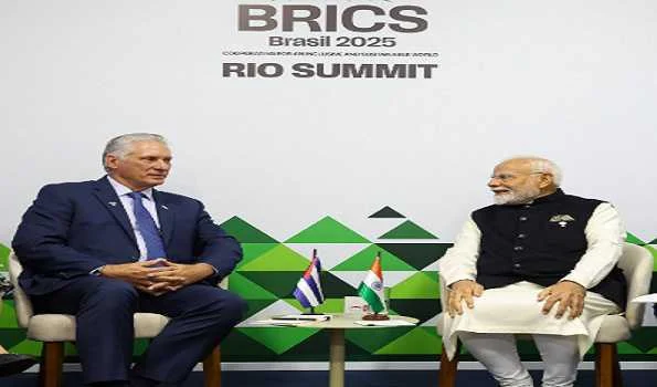 PM Modi holds bilateral with Cuban President, discusses boosting economic ties, healthcare, ayurveda