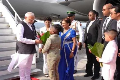 PM Modi reaches Trinidad& Tobago
