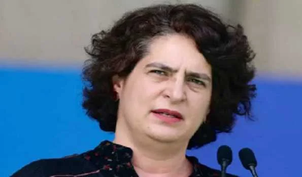 Priyanka accuses BJP of handing over forests to Adani, silencing Oppn in Chhattisgarh