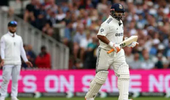 Rishabh Pant back in the middle as India reach 321/6 at lunch