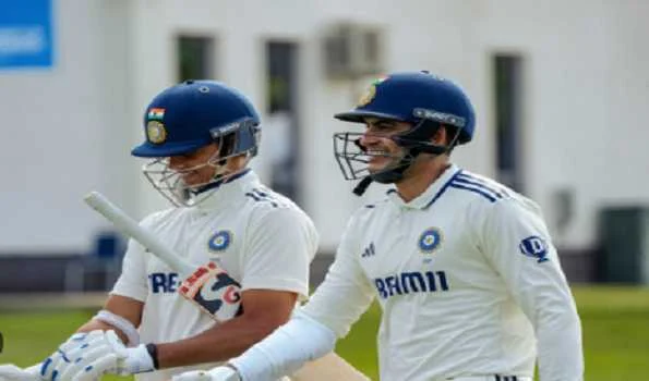Sudarshan, Jaiswal anchor India to 264/4 on Day 1