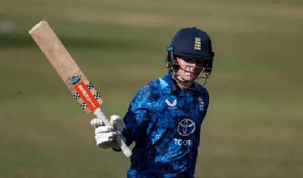 Thomas Rew hits England U19s