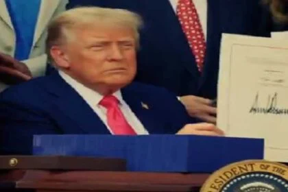 Trump signs