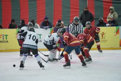 Khelo India Winter Games 2026: Army men, Ladakh women off to emphatic start in ice hockey competitions