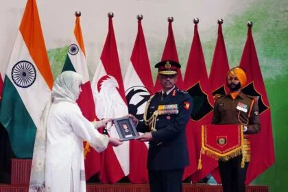 She loved a boy, lost a soldier: Rifleman Hilal Ahmad Bhat honoured with Sena medal